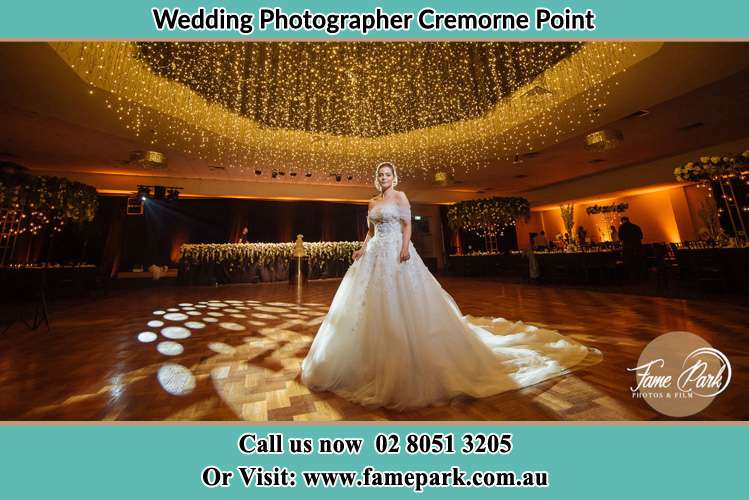 Photo of the Bride on the dance floor Cremorne Point NSW 2090