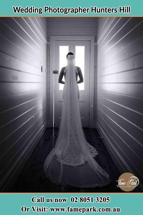 Photo of the Bride going out the door Hunters Hill NSW 2110