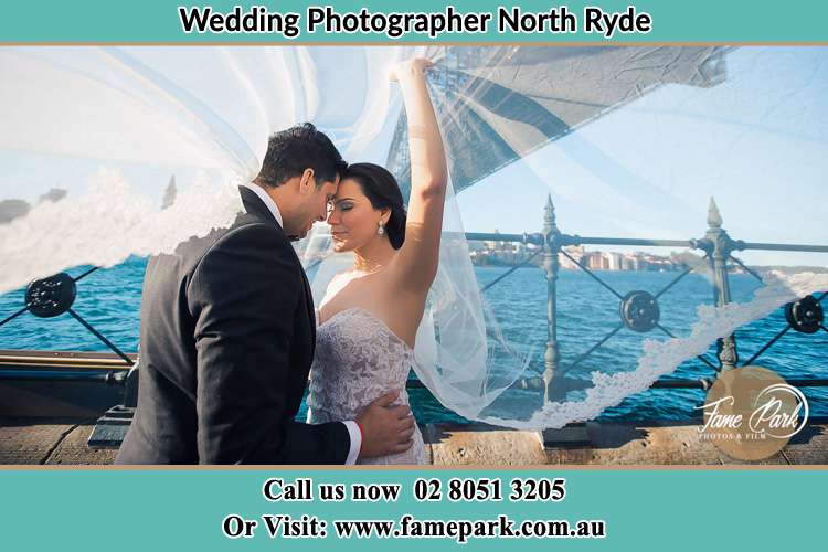 Photo of the Groom and the Bride kissing North Ryde NSW 2113