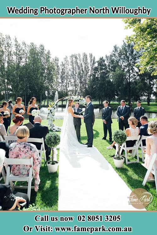 Photo of the Bride and the Groom kissing North Willoughby NSW 2068